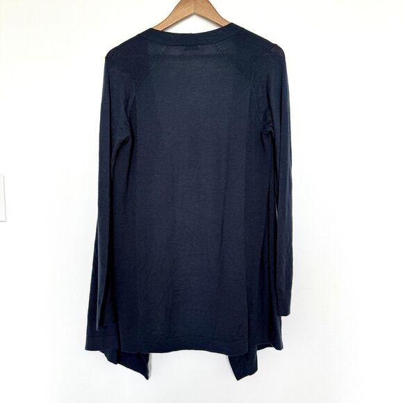 Vince Sweater Womens Medium Merino Wool Blend Open Front Cardigan Layering - Picture 4 of 8